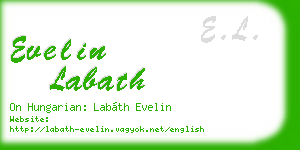 evelin labath business card